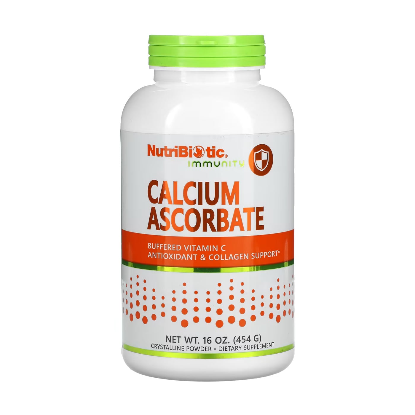 Аскорбат кальцію NutriBiotic Immunity Calcium Ascorbate в порошку, 454 г